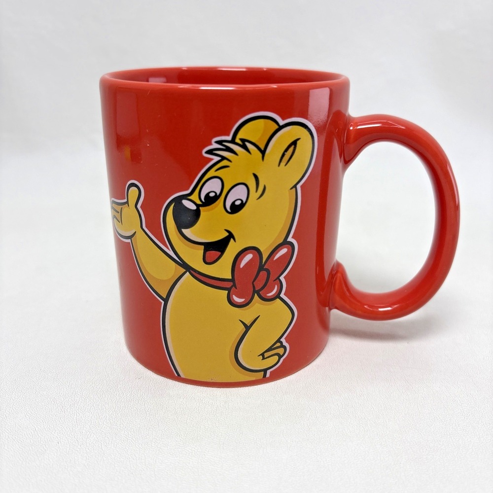 Haribo Red Orange Gummy Bear Collector Ceramic Coffee‎ Tea Mug Bonn